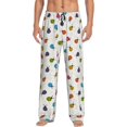 thumbnail image 1 of Pofeuu Cute Ladybugs Print Men's Pajama Pants, Soft Lounge Pajama Pants with big pockets for Men Plaid Pj Bottoms-Small, 1 of 6