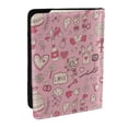 thumbnail image 1 of Pofeuu Cute Love Print Travel Document Organizer Passport Holder Men Women for Family (6.5 in x 4.5 in),Wallet Holder Credit Card Clutch Bag Case, 1 of 5