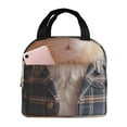 thumbnail image 1 of Pofeuu Cute Mouse In Glasses Print Lunch Bag Lunch Box Insulated Lunch Bag Adult Lunch Box for Men and Women, 1 of 8