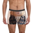 thumbnail image 1 of Pofeuu Cute Mouse In Glasses Print Men’s Boxer Briefs, Moisture-Wicking Underwear, Regular,Trunk-Medium, 1 of 5