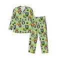 thumbnail image 1 of Pofeuu Cute Panda Bear In Greenery Forest Print Men's Long Sleeve Pajama Set Pijamas Para Hombres Pijamas Para Hombres Mens Pajamas Set-X-Large, 1 of 7