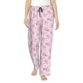thumbnail image 1 of Pofeuu Cute Pig Print Women's Fashion Pajama Pants with Pockets Comfy Drawstring Sleep Lounge Bottoms-Medium, 1 of 6