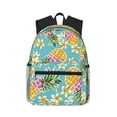 thumbnail image 1 of Pofeuu Cute Pineapples Print Laptop Backpack Travel Canvas Backpack for School Lightweight and Comfortable Backpack College Backpack Schoolbag, 1 of 1