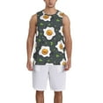 thumbnail image 1 of Pofeuu Cute Poached Eggs Print Basketball Jersey, Shirts for Men Youth Basketball Jersey Crew Neck-4X-Large, 1 of 6