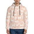 thumbnail image 1 of Pofeuu Cute Poodle Dog Print Mens Casual Hooded Collar Drawstring Hoodies Pullover Sweatshirts Casual Long Sleeve Shirts-Small, 1 of 7