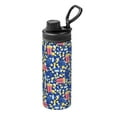 thumbnail image 1 of Pofeuu Cute Popcorn Print 18oz Sports Insulated Kettle Stainless Steel Vacuum Water Bottle Leakproof Sport Flask, 1 of 7