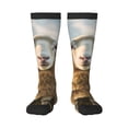 thumbnail image 1 of Pofeuu Cute Prairie Sheep Herd Print Stockings, Adult Running Hiking Socks for Youth and Adult, 1 of 6