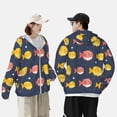 thumbnail image 1 of Pofeuu Cute Puffer Fish Print Sun Protection Outdoor Lightweight Full Zip UV Cooling Hoodie Long Sleeve Summer Clothing for Outdoor Hiking-X-Large, 1 of 5