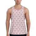 thumbnail image 1 of Pofeuu Cute Rabbit Print Men's Workout Tank Tops Sleeveless Muscle Gym Shirt Quick Dry-3X-Large, 1 of 7