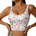 thumbnail image 1 of Pofeuu Cute Rabbit Print Sports Bra for Women Sexy Vest Yoga Running Gym Fitness Crop Bras Tops-Medium, 1 of 8