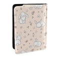 thumbnail image 1 of Pofeuu Cute Rabbit Print Travel Document Organizer Passport Holder Men Women for Family (6.5 in x 4.5 in),Wallet Holder Credit Card Clutch Bag Case, 1 of 5