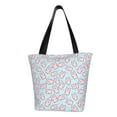 thumbnail image 1 of Pofeuu Cute Rabbit Print Women Fashion Shoulder Handbags Top Handle Satchel Bags Tote Shoulder Shopping Bag Stylish Canvas Tote Bag, 1 of 6