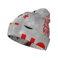 thumbnail image 1 of Pofeuu Cute Santa Print Beanie Hat for Men Women Knit Winter Hat Warm Cuffed Skull Beanie Slouchy Soft Unisex, 1 of 6