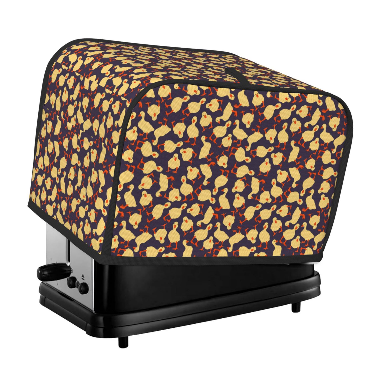 Pofeuu Cute Small Farm Birds Print Universal Two Slice Toaster Cover