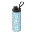 thumbnail image 1 of Pofeuu Cute Teeth Print 18oz Sports Insulated Kettle Stainless Steel Vacuum Water Bottle Leakproof Sport Flask, 1 of 7