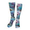 thumbnail image 1 of Pofeuu Cute Underwater Axolotl Print Stockings, Adult Running Hiking Socks for Youth and Adult-One Size, 1 of 8
