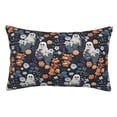 thumbnail image 1 of Pofeuu Cute ghost in the flowers Print Polyester Microfiber Plush Pillowcases, Super Soft and Cozy Pillow Case Covers with Envelop Closure（Pillow core not included）-20"x30", 1 of 6