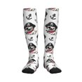 thumbnail image 1 of Pofeuu DOG IS WEARING PIRATE COSTUME Print Compression Socks for Women & Men Circulation - Best Support for Nurses,Running,Athletic,Sports, 1 of 7