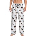 thumbnail image 1 of Pofeuu Dachshund Dog Print Men's Pajama Pants, Soft Lounge Pajama Pants with big pockets for Men Plaid Pj Bottoms-XX-Large, 1 of 6