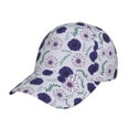 thumbnail image 1 of Pofeuu Daisies Flowers Print Adult Adjustable Embroidered Graphic Baseball Hat for Men and Women, 1 of 6