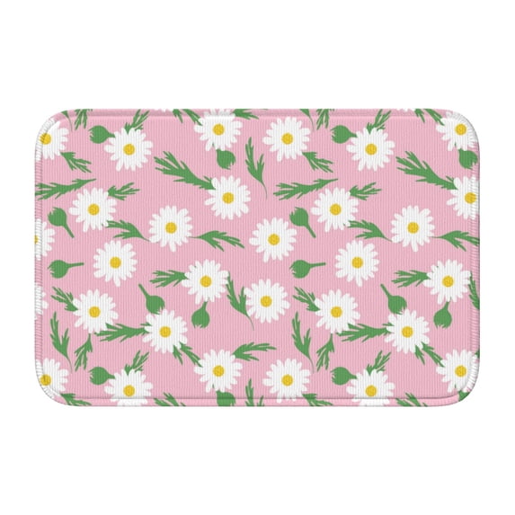 Pofeuu Daisies Flowers Print Hem Mat 40x60 - Multipurpose Doormat for Indoor & Outdoor Use - Welcome Your Guests with our Entrance Mat
