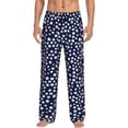 thumbnail image 1 of Pofeuu Daisies Flowers Print Men's Pajama Pants, Soft Lounge Pajama Pants with big pockets for Men Plaid Pj Bottoms-XX-Large, 1 of 6