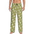 thumbnail image 1 of Pofeuu Daisies Flowers Print Men's Pajama Pants, Soft Lounge Pajama Pants with big pockets for Men Plaid Pj Bottoms-XX-Large, 1 of 6