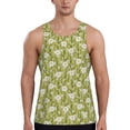 thumbnail image 1 of Pofeuu Daisies Flowers Print Men's Workout Tank Tops Sleeveless Muscle Gym Shirt Quick Dry-X-Large, 1 of 7