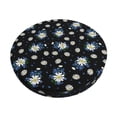 thumbnail image 1 of Pofeuu Daisies Flowers Print Round Bar Stool Covers - Super Soft and Washable Elastic Stool Cushion Slipcover Easy Clean Velvet-14 inch, 1 of 7