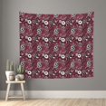 thumbnail image 1 of Pofeuu Daisies Flowers Print Wall Tapestry Decoration Wall Hanging Tapestry 60 x 51 Inch, 1 of 6