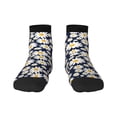 thumbnail image 1 of Pofeuu Daisy Floral Print 30cm Socks, Adult Running Hiking Socks for Youth and Adult, 1 of 7