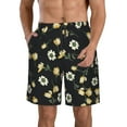 thumbnail image 1 of Pofeuu Daisy Prin Men's Swim Trunks Quick Dry Bathing Suit Swimming Board Shorts Mesh Lining Beach Swimwear-, 1 of 6