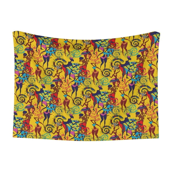 Pofeuu Dancing African Women Print Puppy Blanket,Dog Blankets,Pet Blanket Cozy Cat Blankets for Indoor Cats, Fuzzy Pet Blanket for Kitten Doggy Dog Blankets-Small