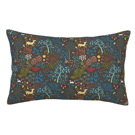 Pofeuu Deers In The Forest 1 Print Polyester Microfiber Plush Pillowcases, Super Soft and Cozy Pillow Case Covers with Envelop Closure(Pillow core not included)-20"x30"