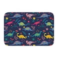thumbnail image 1 of Pofeuu Dinosaur Flowers Print Hem Mat 40x60 - Multipurpose Doormat for Indoor & Outdoor Use - Welcome Your Guests with our Entrance Mat, 1 of 6