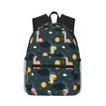 thumbnail image 1 of Pofeuu Dinosaur In The Space Print Laptop Backpack Travel Canvas Backpack for School Lightweight and Comfortable Backpack College Backpack Schoolbag, 1 of 6