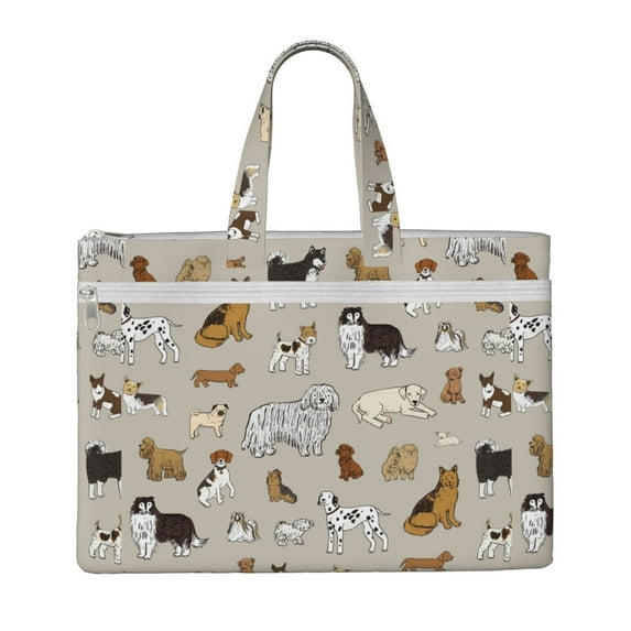 Pofeuu Dog Animal Print Laptop Bag Carrying - Computer Bag Laptop Case Shoulder Slim Work Travel