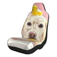 thumbnail image 1 of Pofeuu Dog Sitting In Bathtub With Duck On Head Print Automotive Car Seat Covers Flat Cloth Full Set Seat Covers,Car Seat Covers front seats for Cars Trucks and SUVs-2 PCS, 1 of 9