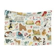 thumbnail image 1 of Pofeuu Dogs Funny Pets Print Puppy Blanket,Dog Blankets,Pet Blanket Cozy Cat Blankets for Indoor Cats, Fuzzy Pet Blanket for Kitten Doggy Dog Blankets-Large, 1 of 8