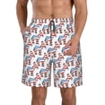 thumbnail image 1 of Pofeuu Donkey Prin Men's Swim Trunks Quick Dry Bathing Suit Swimming Board Shorts Mesh Lining Beach Swimwear-, 1 of 6