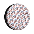 thumbnail image 1 of Pofeuu Donkey Print Spare Tire Wheel Cover for Car Truck SUV Camper Universal Fit Spare Tire Cover RV Spare Tire Covers-15 inch, 1 of 6