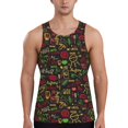 thumbnail image 1 of Pofeuu Doodle Barbeque 1 Print Men's Workout Tank Tops Sleeveless Muscle Gym Shirt Quick Dry-4X-Large, 1 of 7