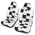 thumbnail image 1 of Pofeuu Doodle Cute Cat Print Automotive Car Seat Covers Flat Cloth Full Set Seat Covers,Car Seat Covers front seats for Cars Trucks and SUVs(Two packs), 1 of 7