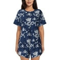 thumbnail image 1 of Pofeuu Dragon Print Women's Pajama Set Short/Shorts Soft Button PJs Elastic Drawstring Waist Sleepwear-XX-Large, 1 of 6