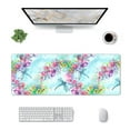 thumbnail image 1 of Pofeuu Dragonfly Floral Print Desk Mat for Keyboard and Mouse，Computer Desk Matt for Desktop，Large Mouse Pad for Desk，Desk Pads on Top of Desks 12x31.5in, 1 of 8