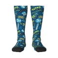 thumbnail image 1 of Pofeuu Machinery Road Construction Print Stockings, Adult Running Hiking Socks for Youth and Adult, 1 of 6