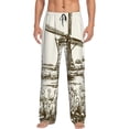 thumbnail image 1 of Pofeuu Dutch Windmill Print Men's Pajama Pants, Soft Lounge Pajama Pants with big pockets for Men Plaid Pj Bottoms-XX-Large, 1 of 6
