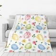 thumbnail image 1 of Pofeuu Easter Egg3 Print Ultra-Soft Micro Fleece Blanket,for Bed Or Sofa,All Season Throw Blankets Flannel Blanket-50"x40", 1 of 7