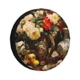 thumbnail image 1 of Pofeuu Elegant Still Life Roses Print Spare Tire Wheel Cover for Car Truck SUV Camper Universal Fit Spare Tire Cover RV Spare Tire Covers-15 inch, 1 of 6