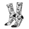 thumbnail image 1 of Pofeuu Fall Forest Print Crew Socks, Adult Running Hiking Socks for Youth and Adult, 1 of 6